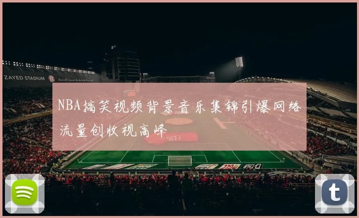 NBA搞笑视频背景音乐集锦引爆网络流量创收视高峰